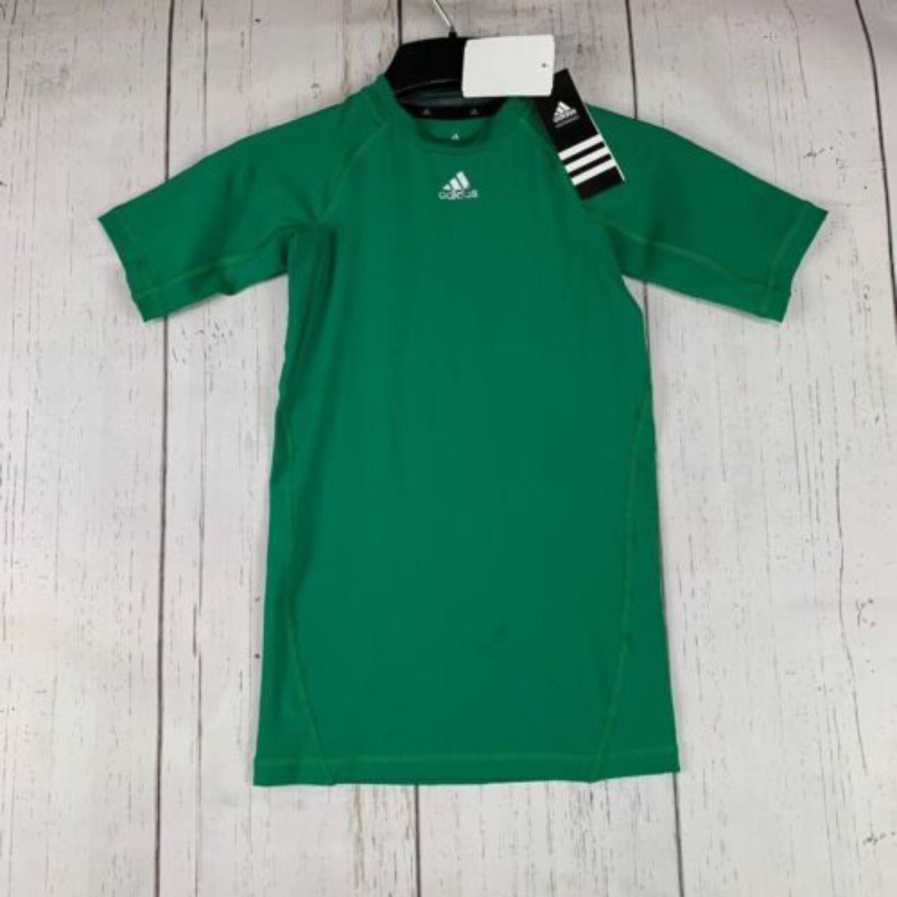 #Adidas #Logo Medium #Athletic T-Shirt Green New... - Depop