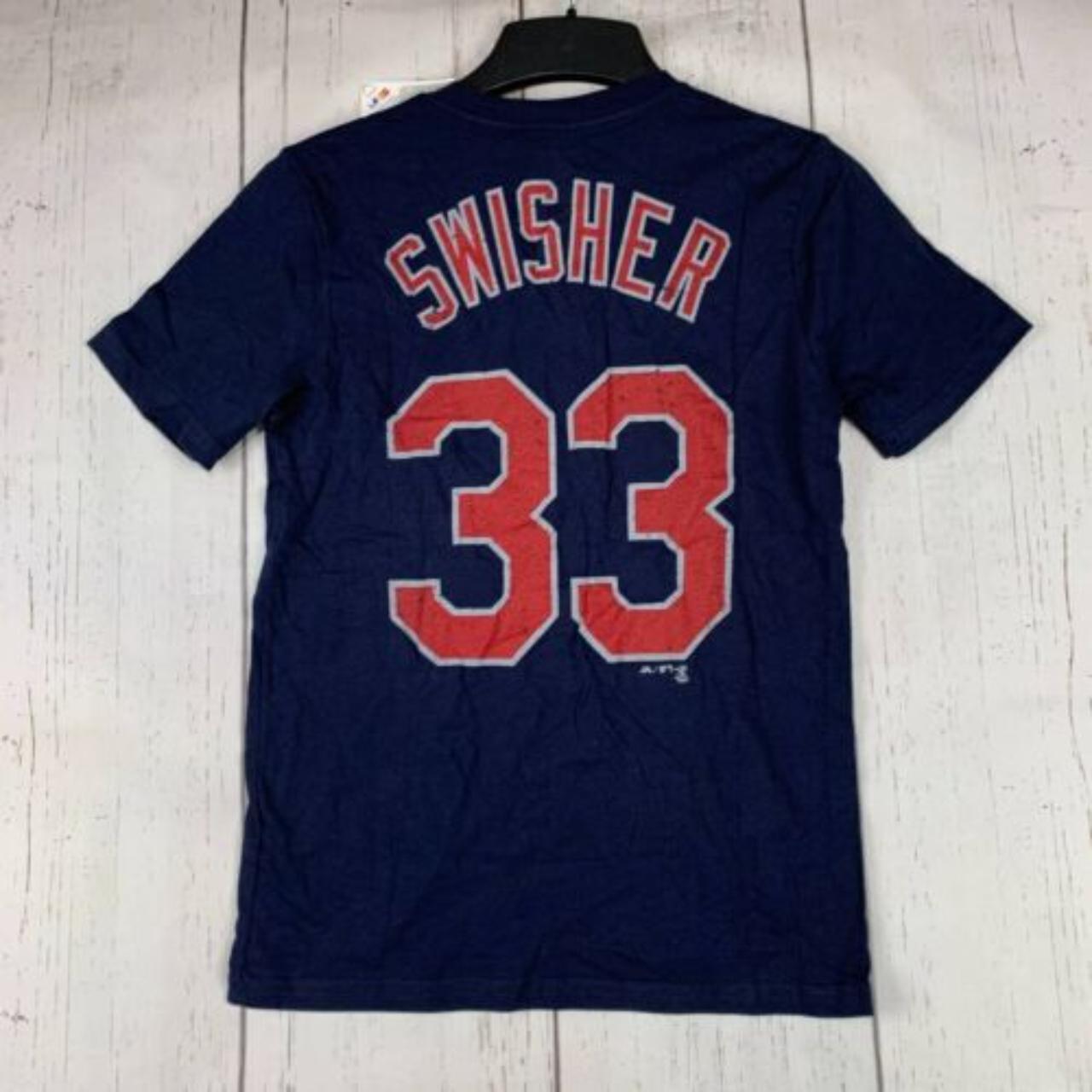 Nick Swisher 33 Cleveland Indians MLB Majestic... - Depop