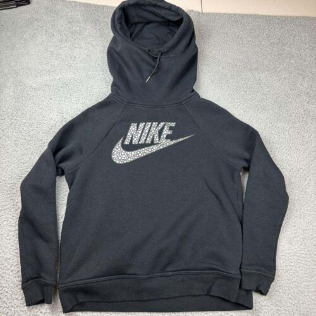 #Nike Women's #Rally Funnel Neck #Metallic Pullover... - Depop