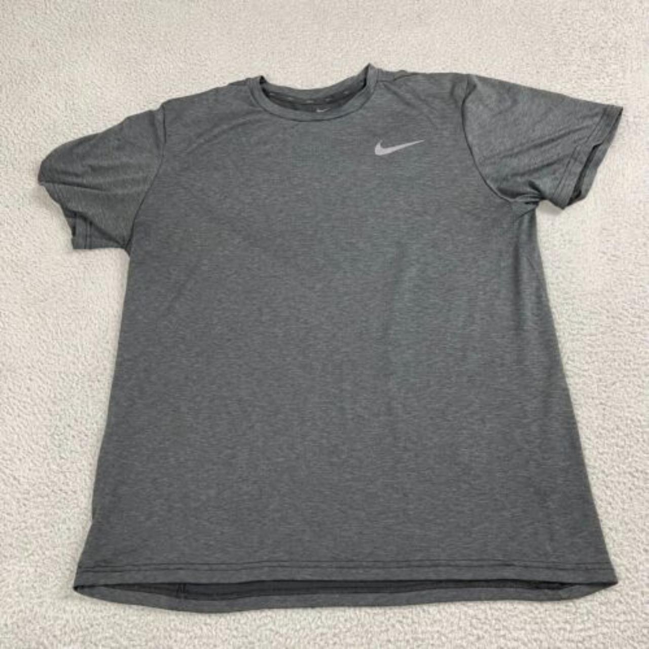 #Nike #DriFit Short Sleeve Shirt Men's XL Gray... - Depop