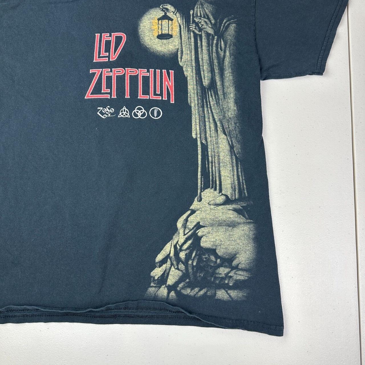 Vintage LED ZEPPELIN Shirt Adult Medium Black Crew... - Depop