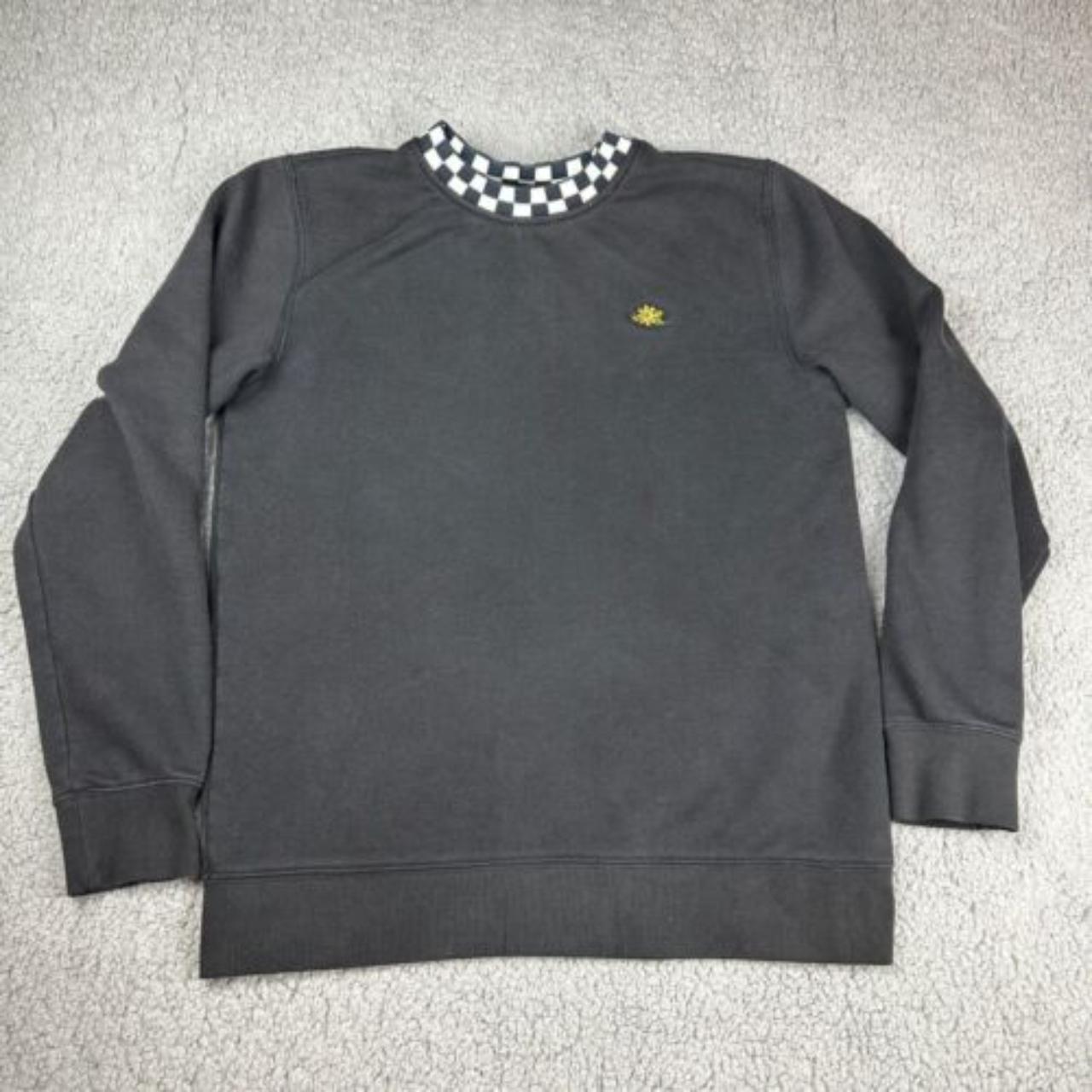 #Vans Pullover #Sweater Men's Black Gray #LongSleeve... - Depop