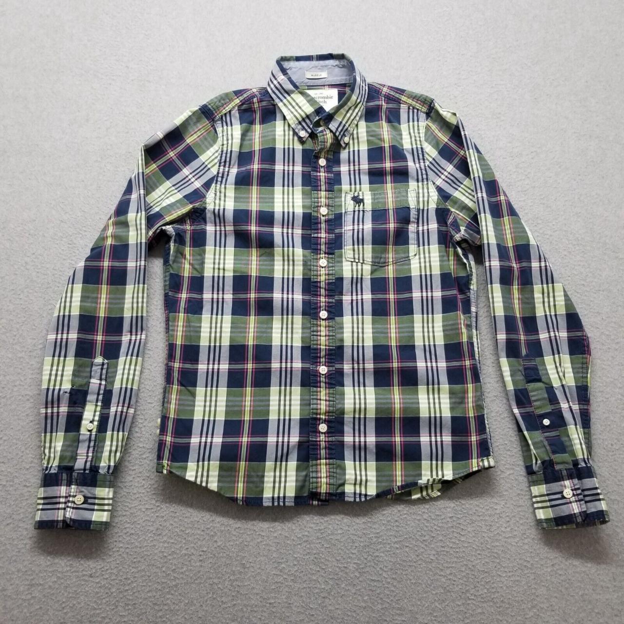 #Abercrombie & #Fitch #Shirt Mens Medium #Plaid... - Depop