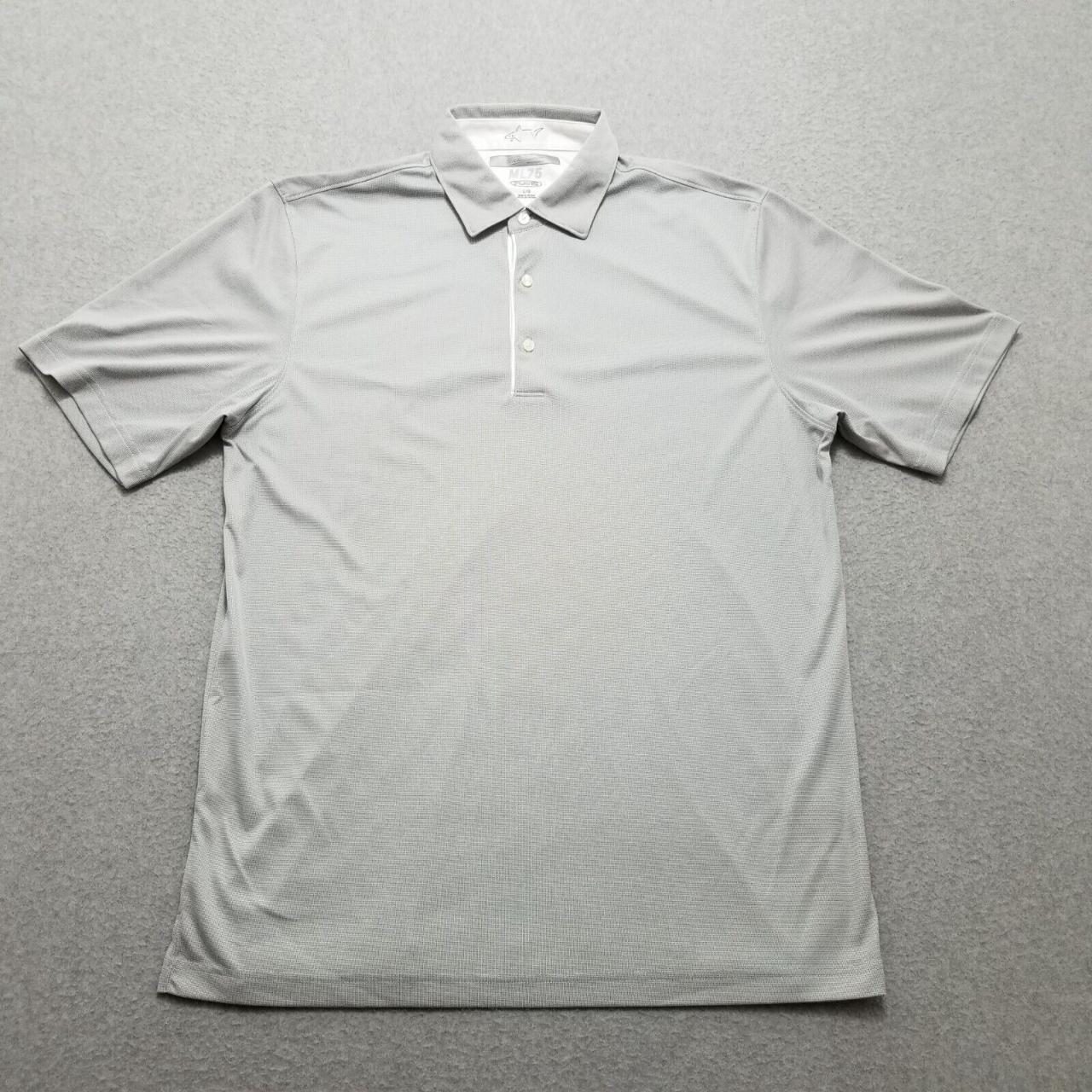 Greg Norman Signature Series Men's ML75 Play-Dry Performance Polo Shirt,  Small