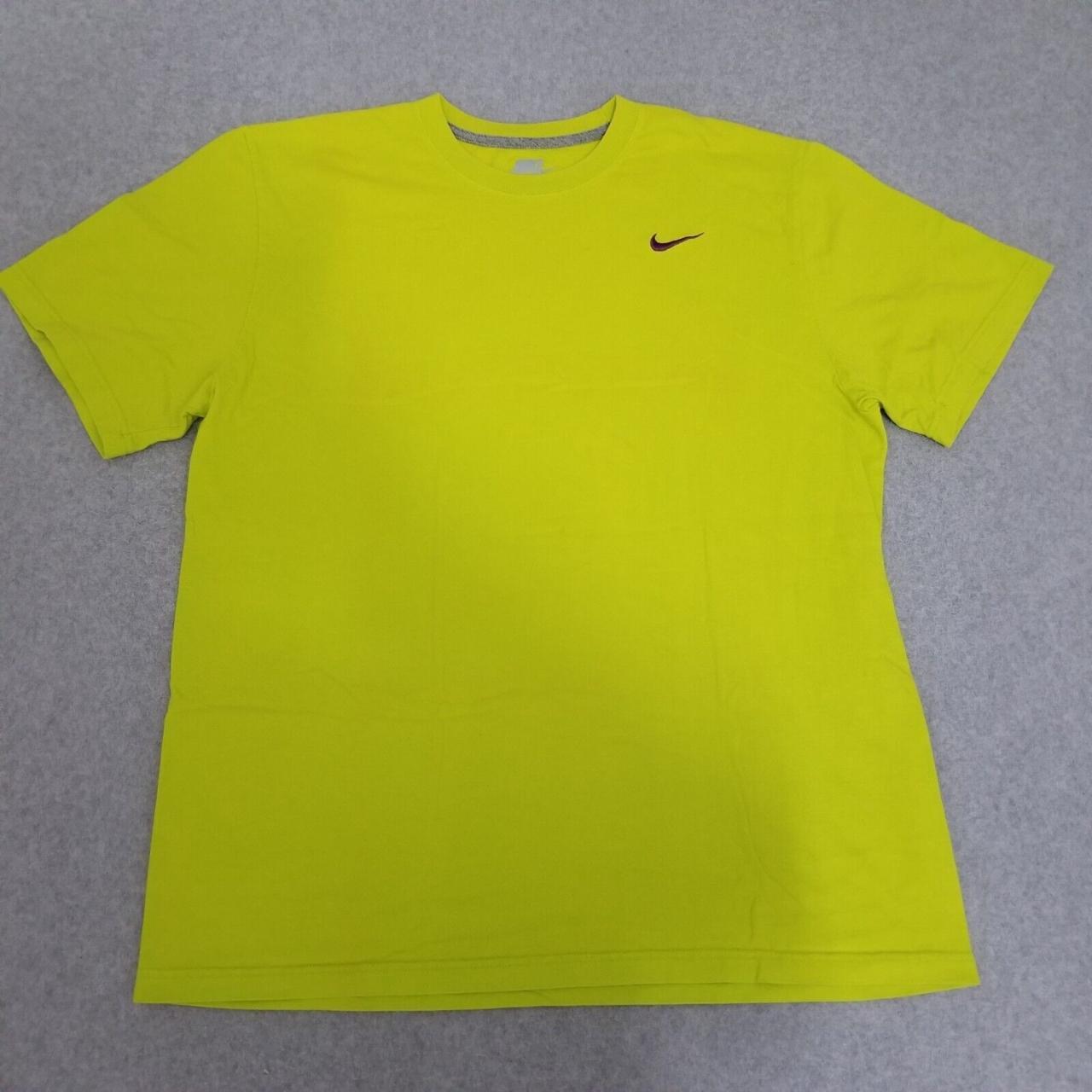 #Nike #Shirt Mens XL Yellow #ShortSleeve Crew Neck... - Depop