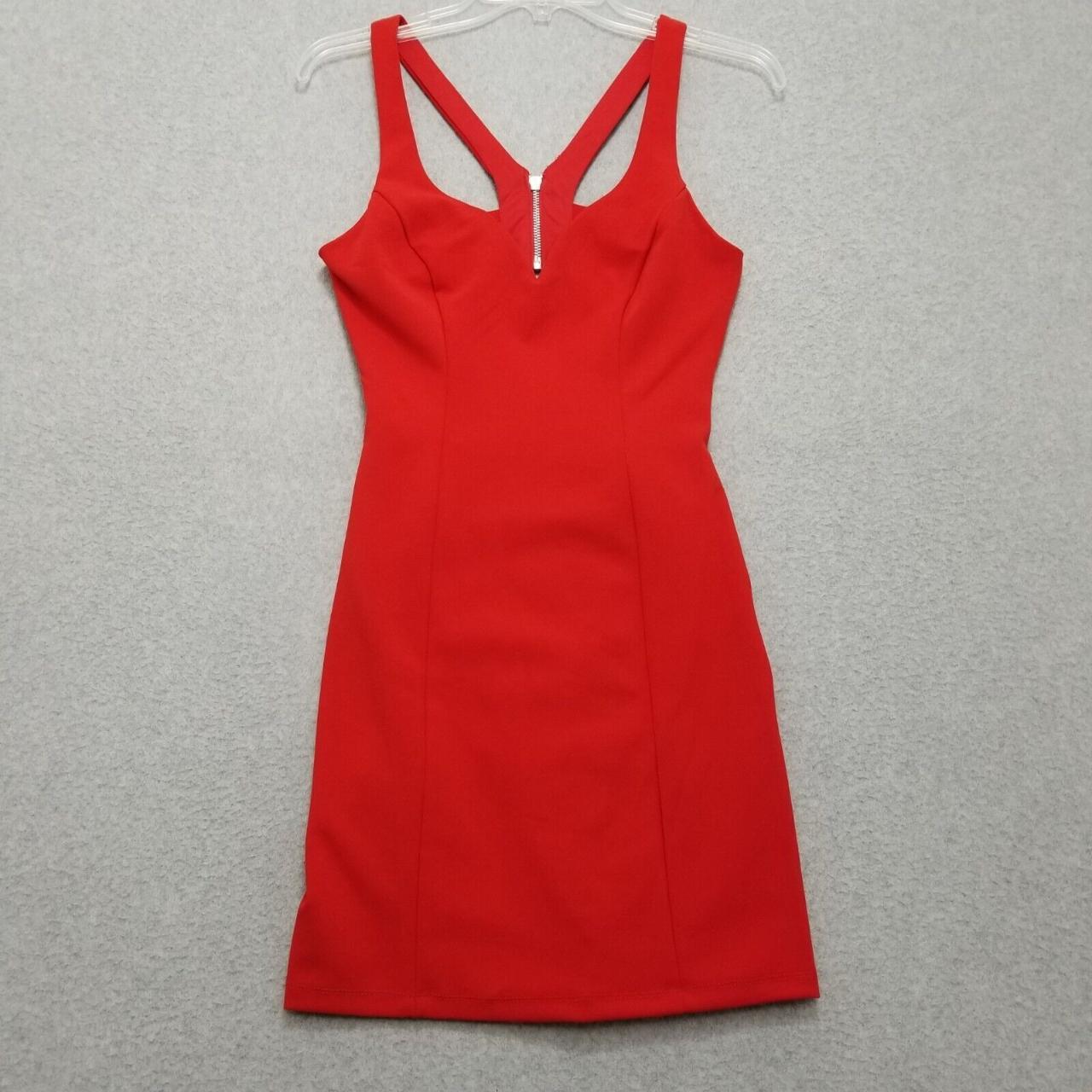 #B #Darlin #Dress Womens 5/6 Red Zip SKU:... - Depop