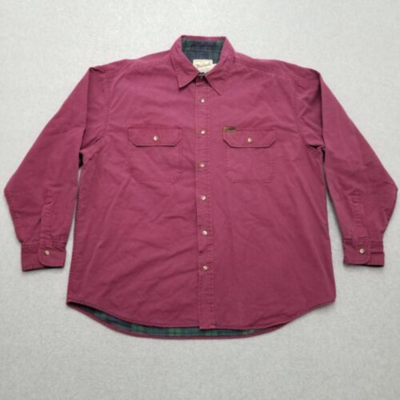 #Woolrich #Shirt Mens XL Red Casual Button Up... - Depop