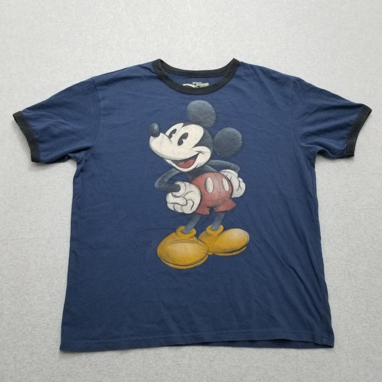 #Mickey #Mouse #Shirt Mens XL Blue #ShortSleeve Crew... - Depop