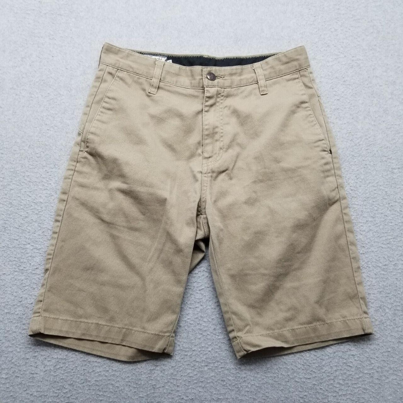 #Volcom #Shorts Mens 28 Khaki Beige #Chino Casual... - Depop