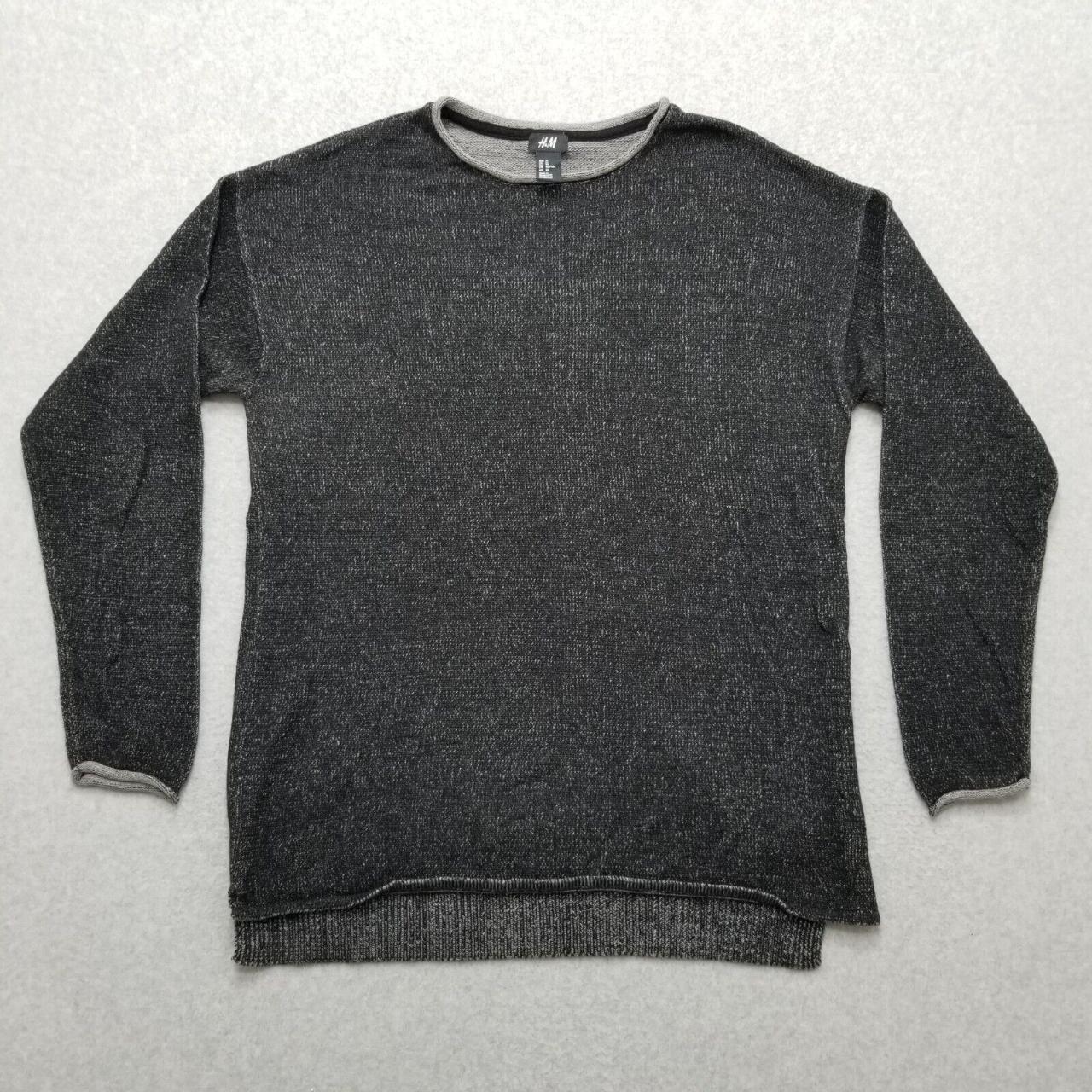 #H&M #Sweater Mens XL #Gray #LongSleeve... - Depop