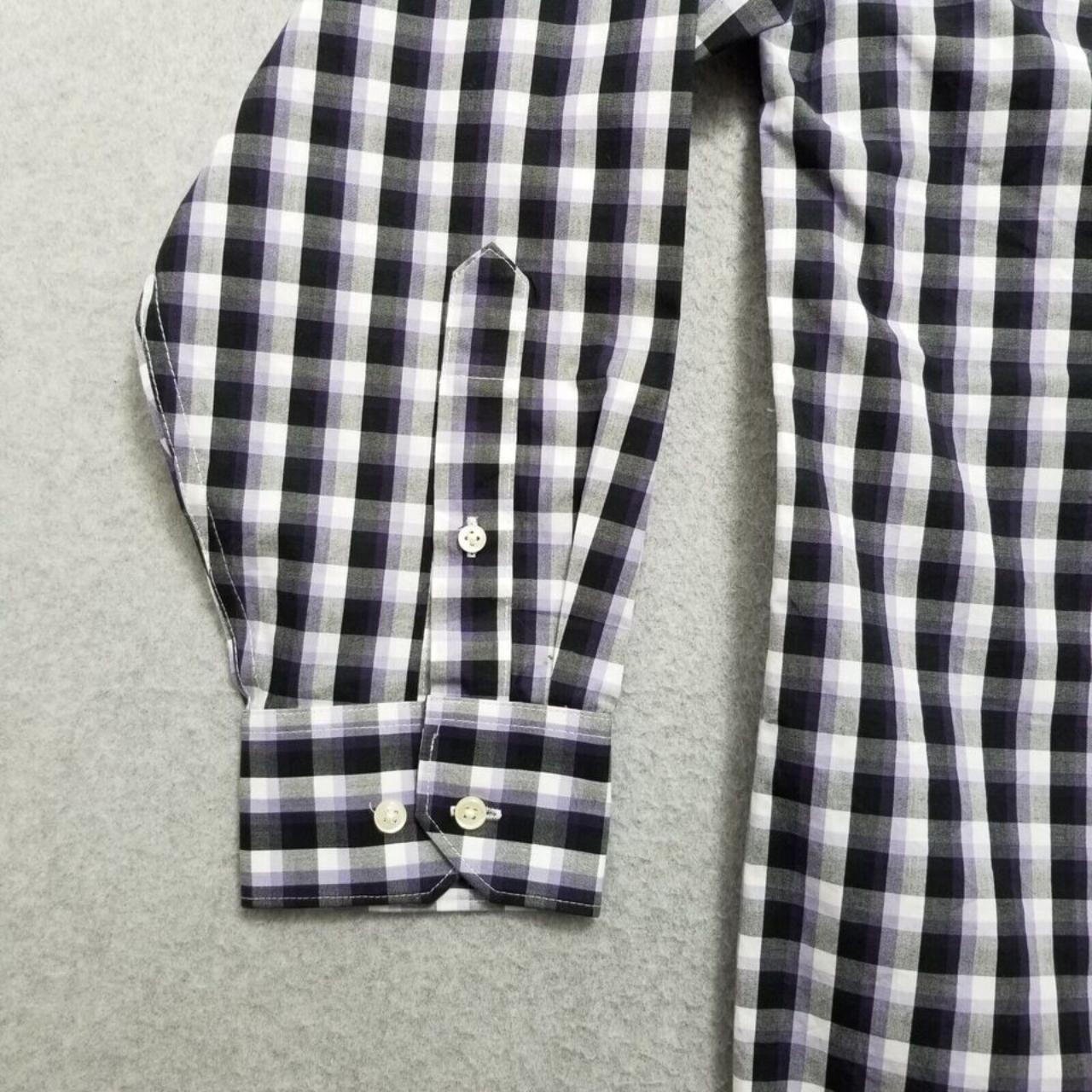 Covington shirt mens 16 5 32 33 purple plaid button depop