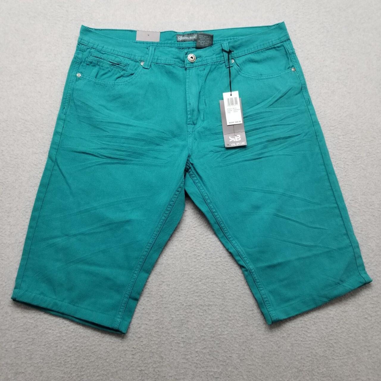 #Royal #Blue #Shorts Mens 40 Green #Chino #Pockets... - Depop
