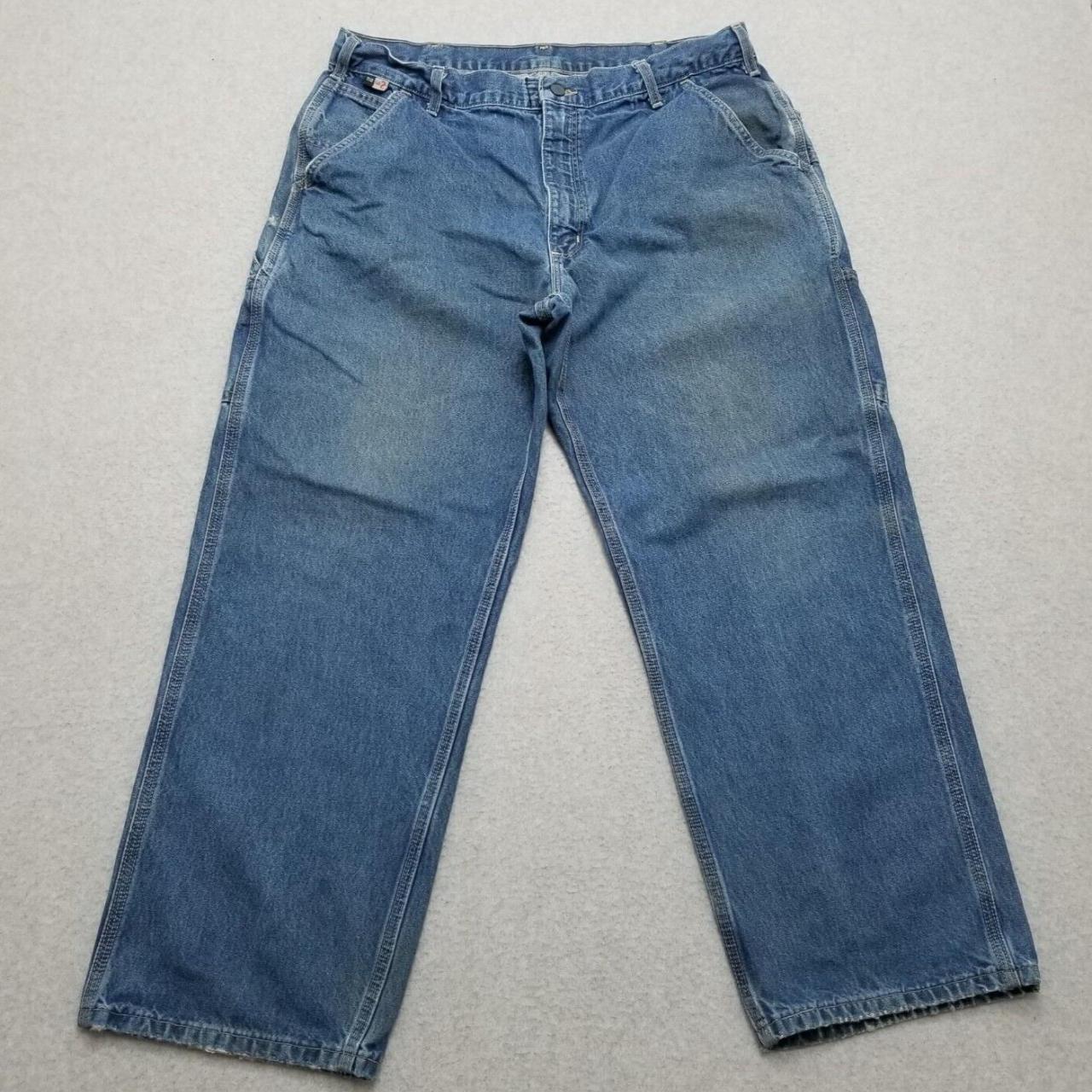 #Carhartt #Jeans Mens 37x29 Blue #Denim Straight... - Depop