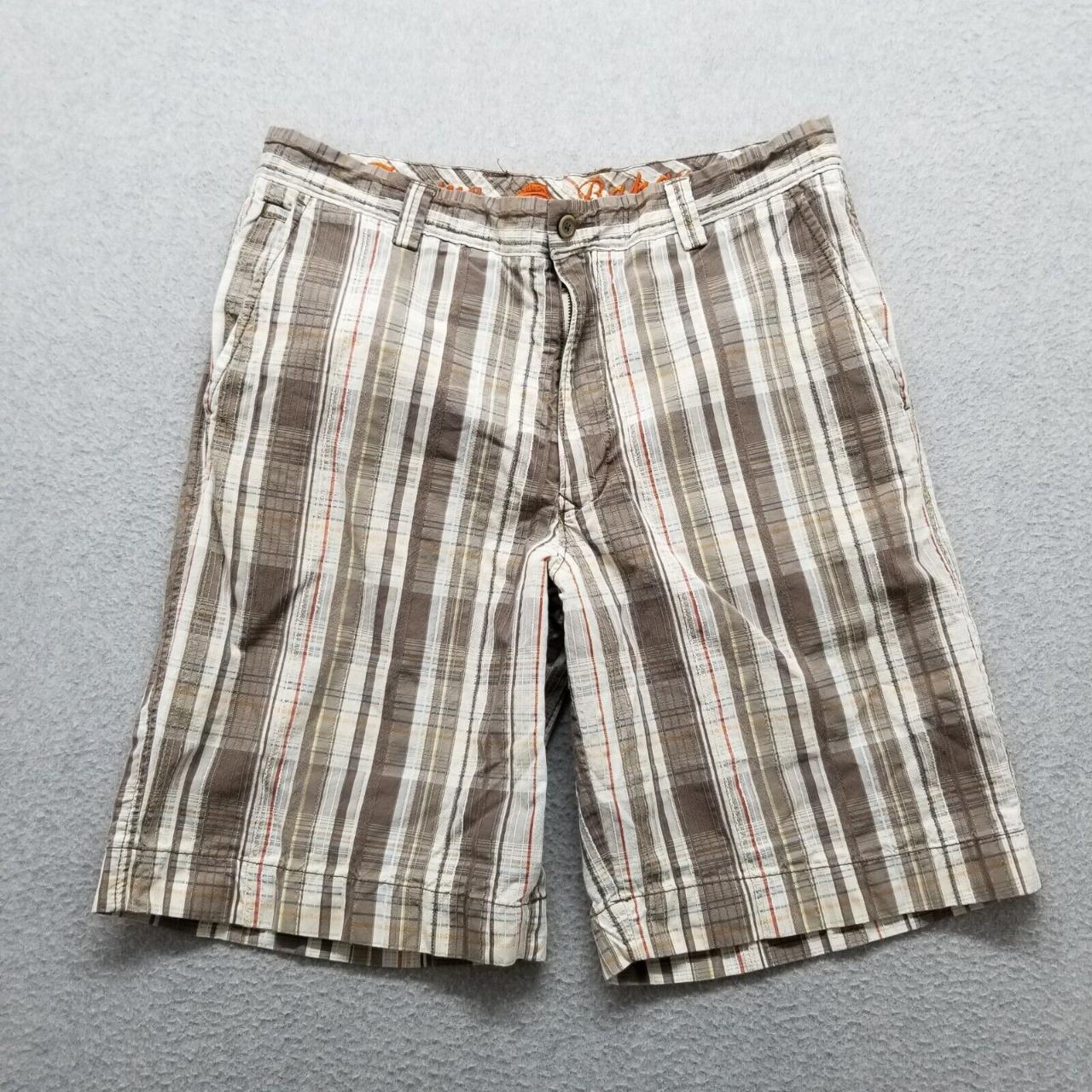 #Tommy #Bahama #Shorts Mens 32 Brown Plaid Chino... - Depop