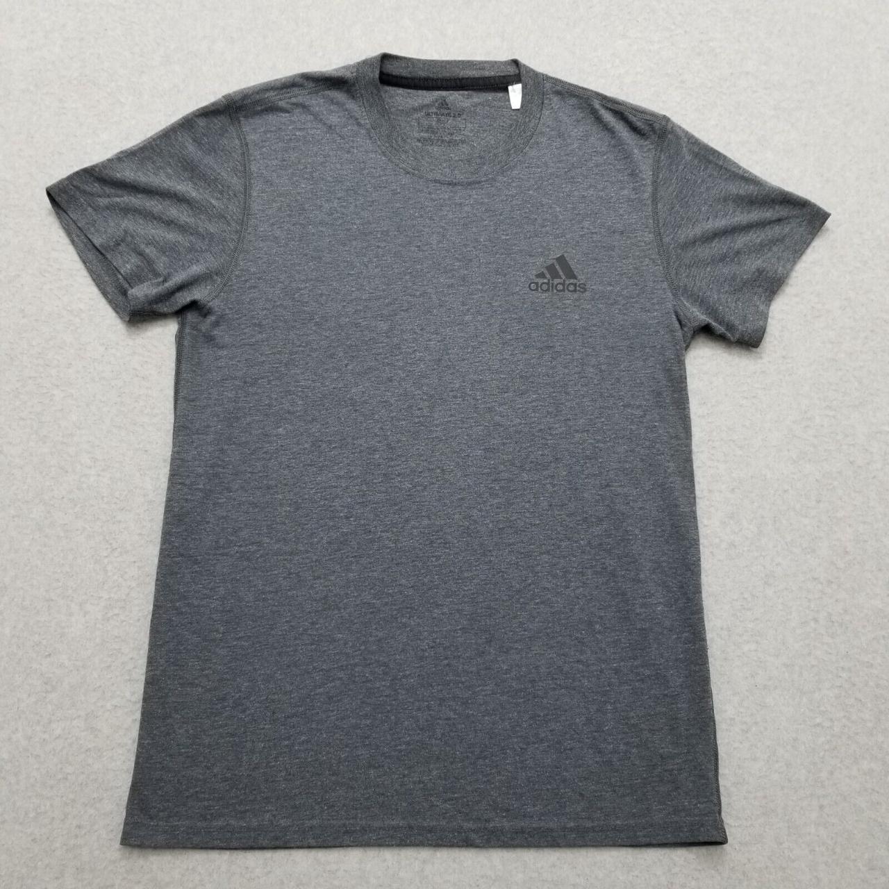 #Adidas #Shirt Mens Small Gray #Short Sleeve Crew... - Depop