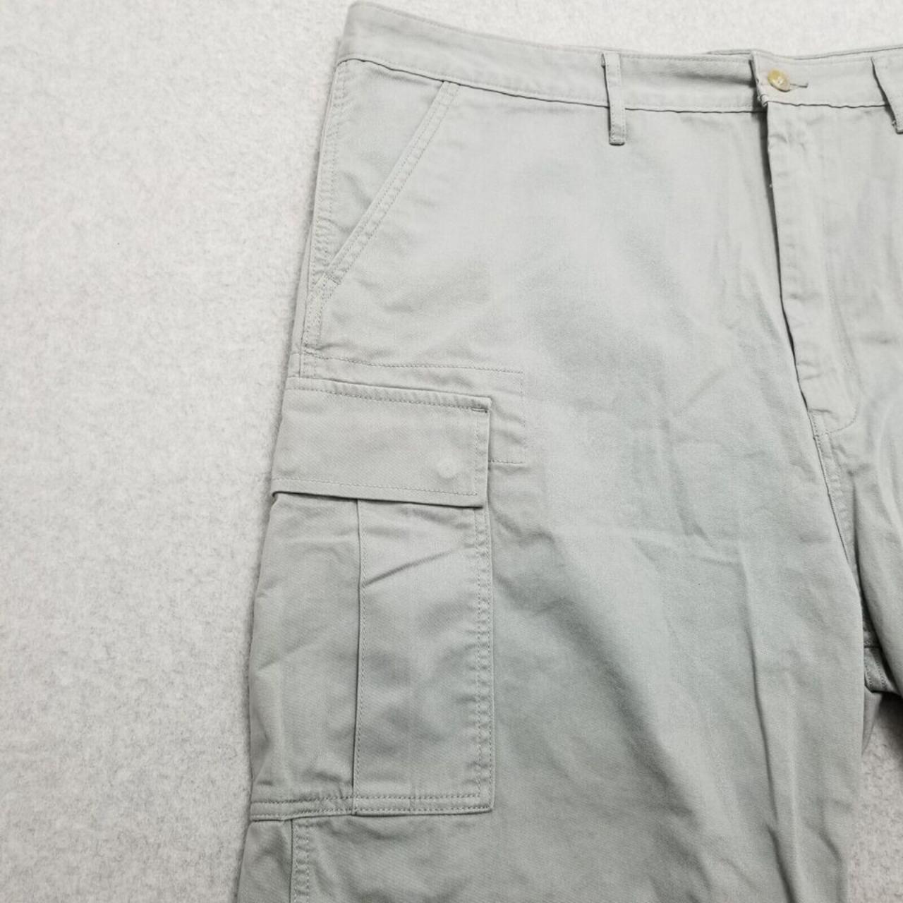 Levi's Shorts Mens 44 Gray Casual Cargo Pockets... - Depop