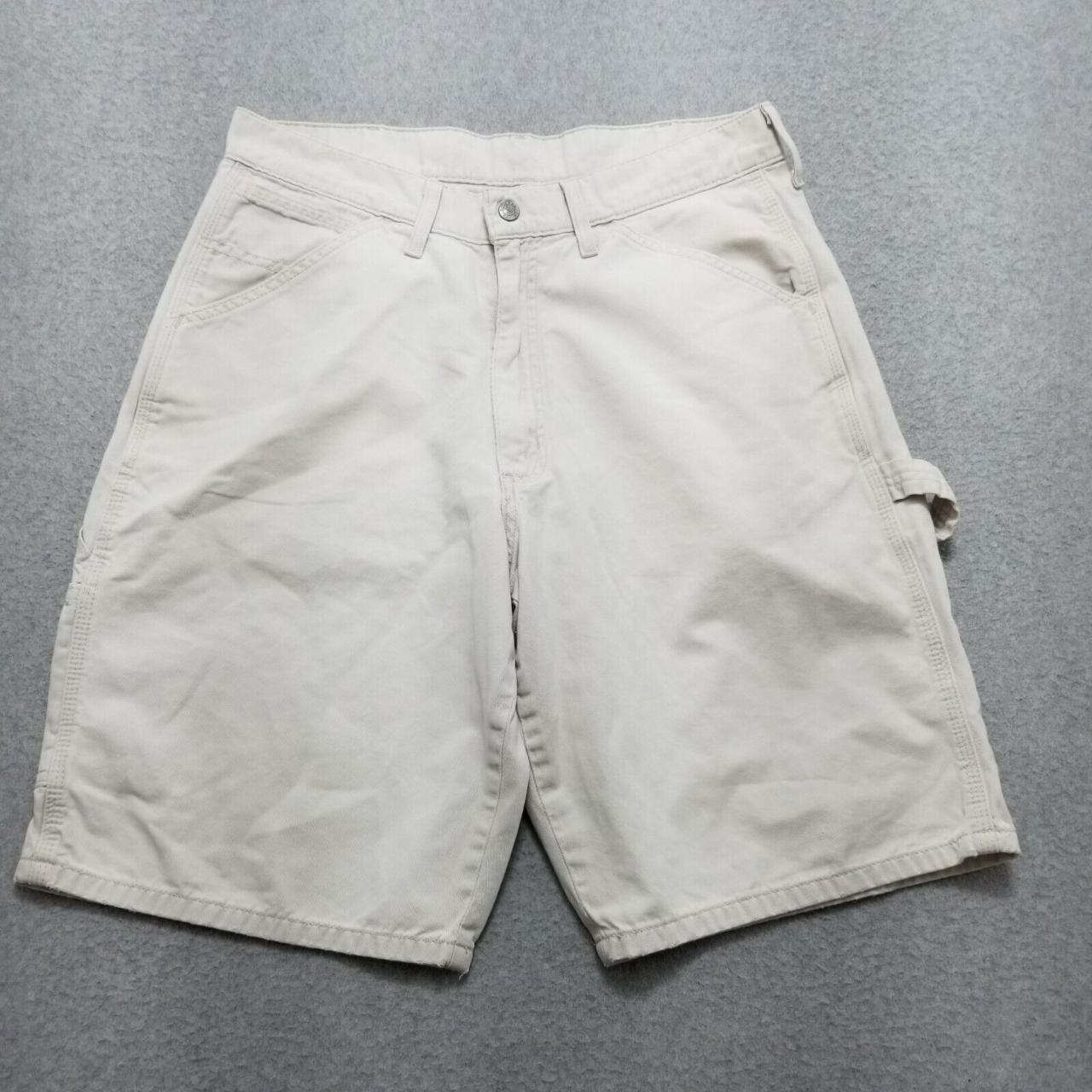 Ralph Lauren Polo Jeans Shorts Mens 30 Ivory Chino... - Depop