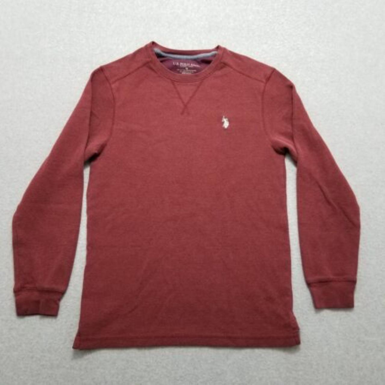 #US #Polo #Assn #Sweater Mens Medium Red Pullover... - Depop
