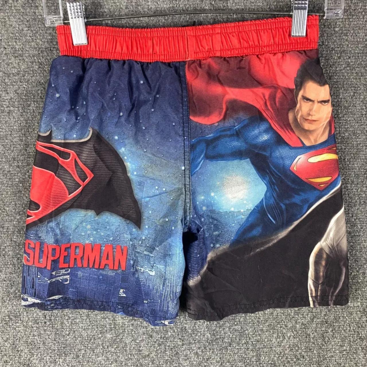 Superman swim trunks on sale