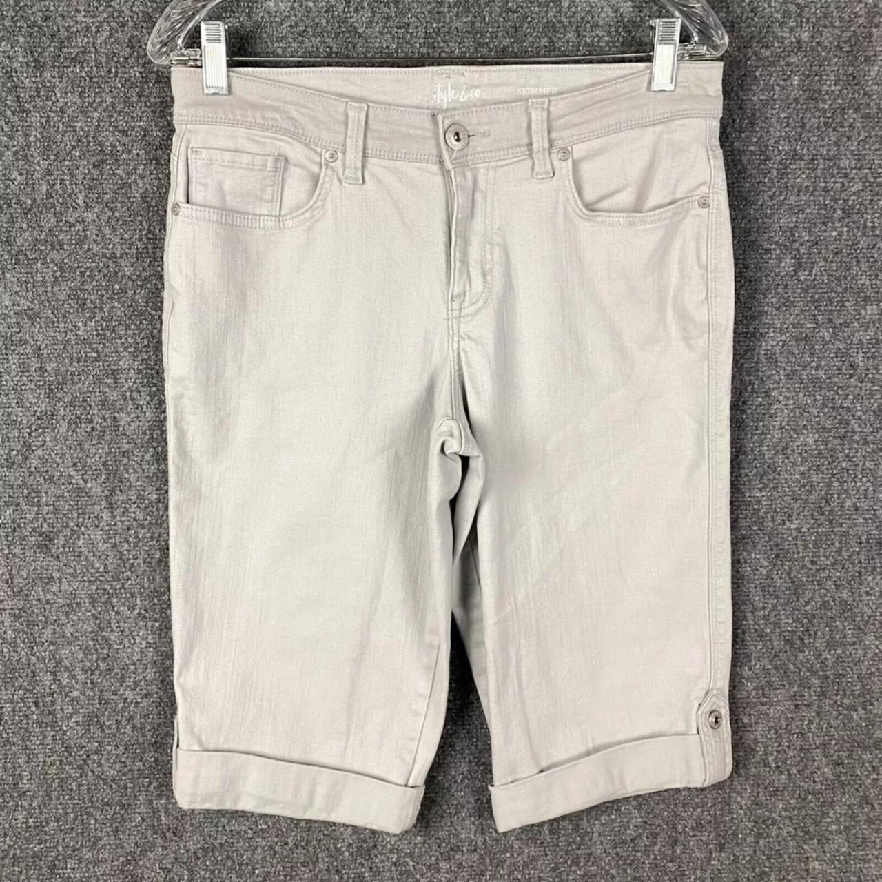 Style & Co Women's Shorts - Grey - 32" – Style & Co Skimmer Shorts Women's Size …
