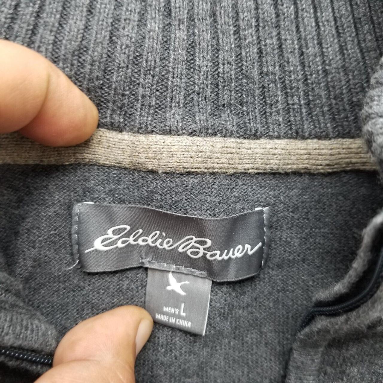 Eddie Bauer Men's Sweater - Grey - L – Eddie Bowe… - image 8