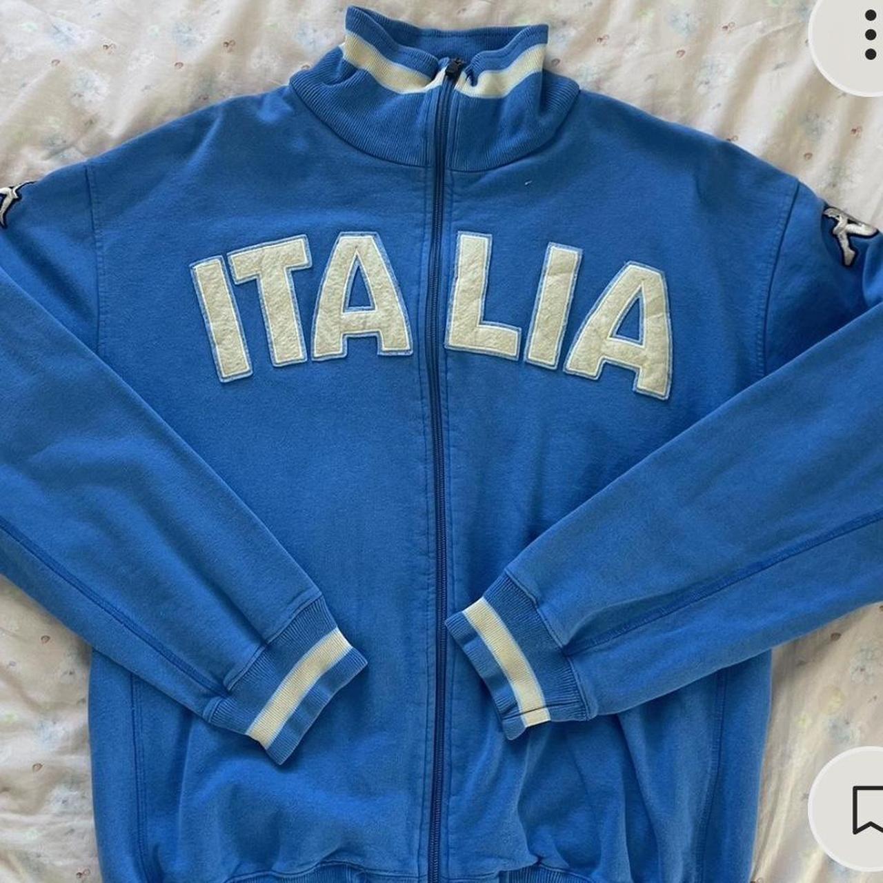 vintage kappa Italia track zip up Size... - Depop