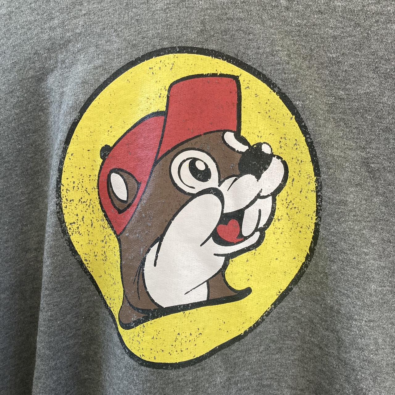 Buc-ees Beaver Logo Gast Station Pullover Fleece... - Depop