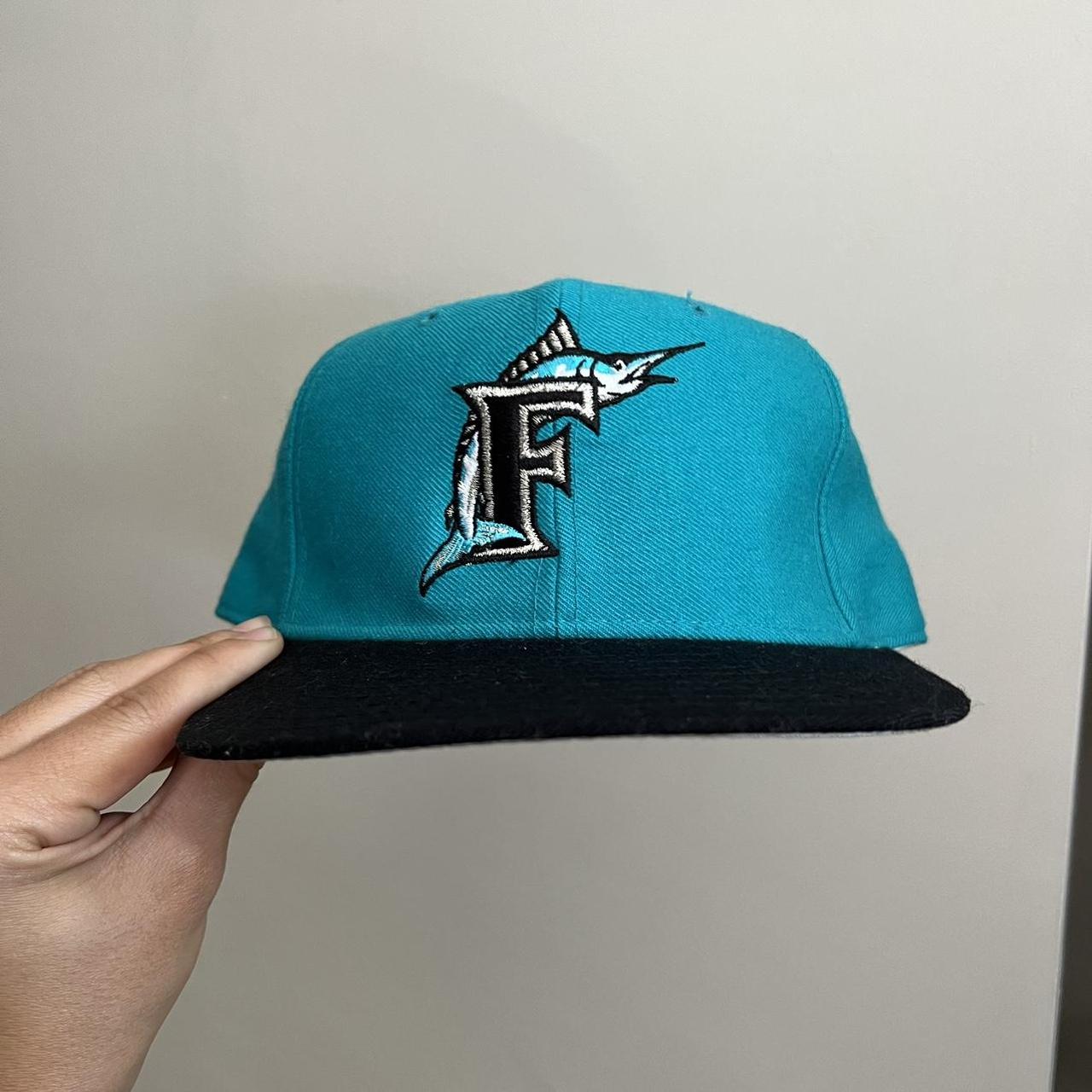 Vintage Florida Marlins New Era Diamond Collection Pro Fitted Baseball Hat,  Size