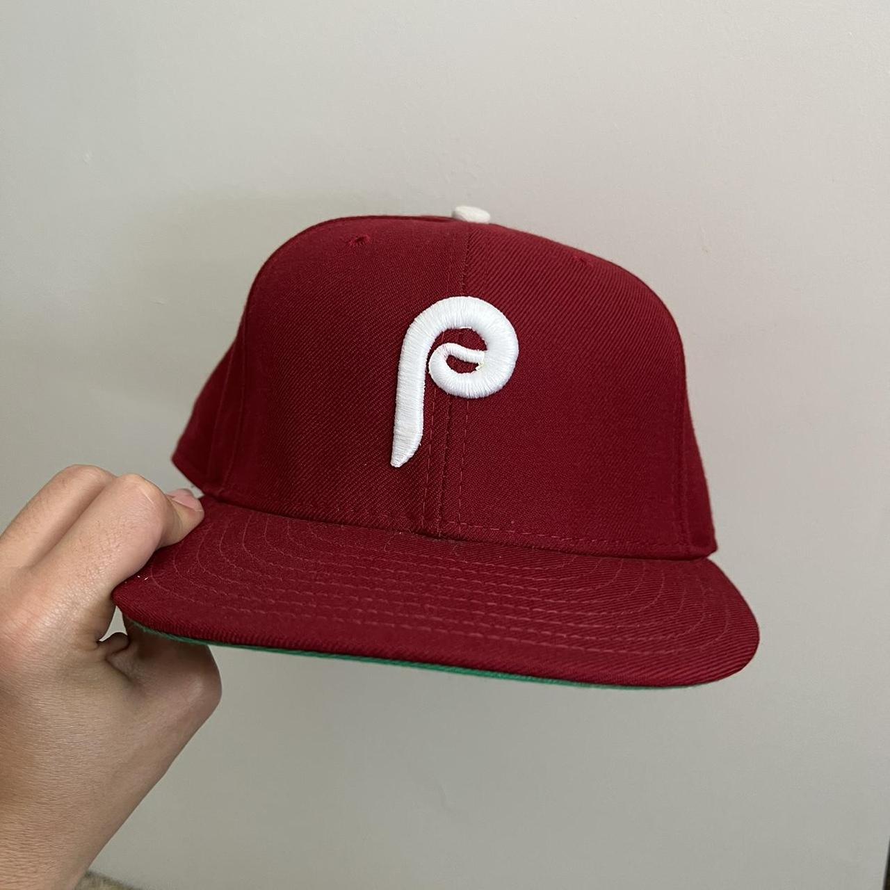 Philadelphia Phillies Mens Fitted hat 59Fifty Size 6 - Depop