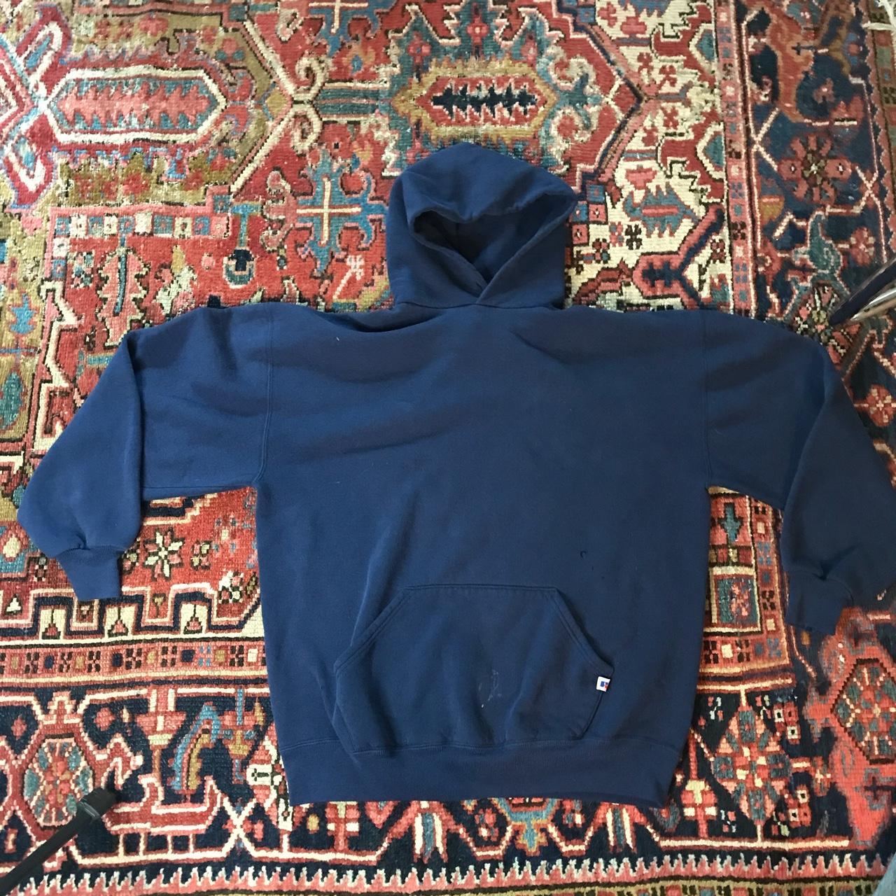 Vintage USA made russel athletics heavyweight hoody.... - Depop