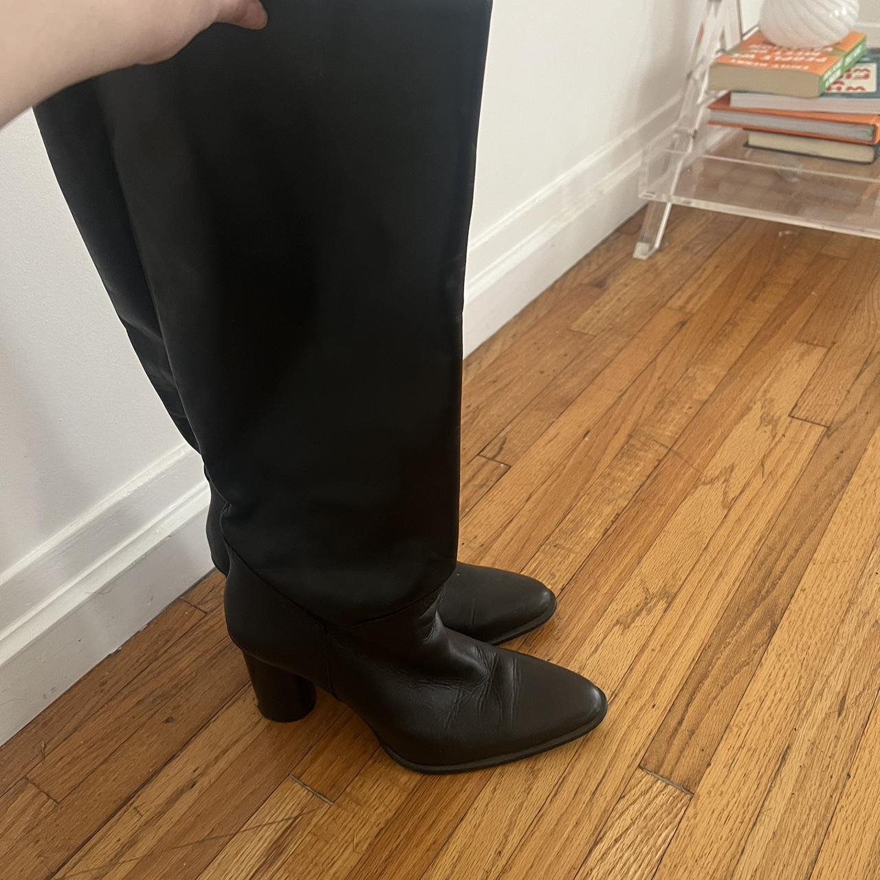 zara knee high boot