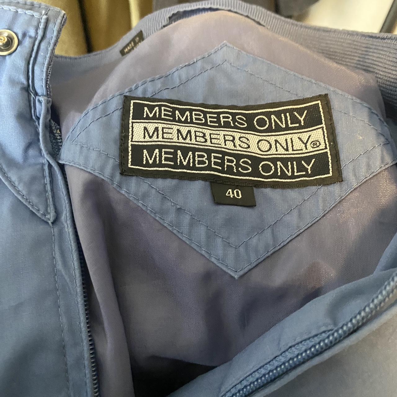 Unisex Members Only jacket Vintage with some flaws. - Depop