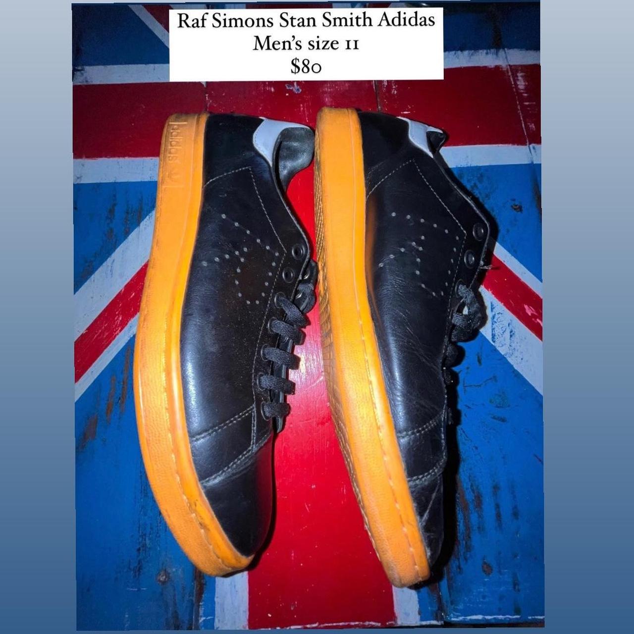 Raf simons stan on sale smith black orange