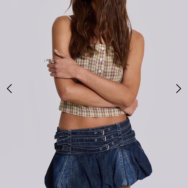 jaded lila dirty wash pleated skirt supa grunge low | Depop