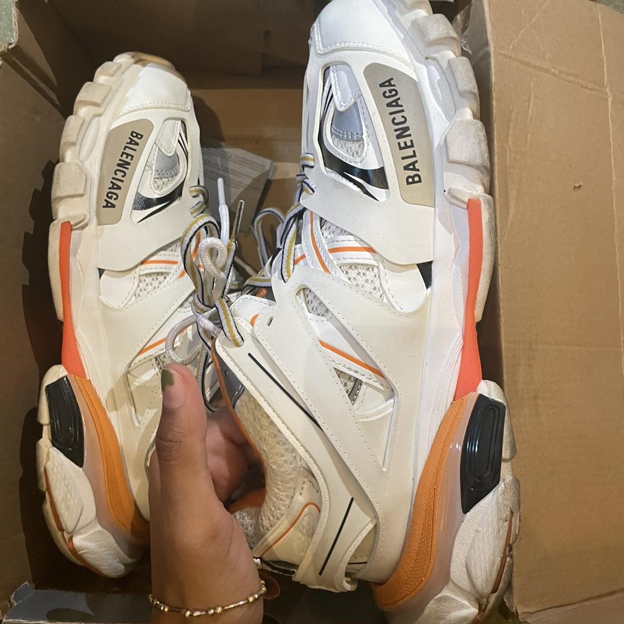 Balenciaga track 3.0 deals orange white