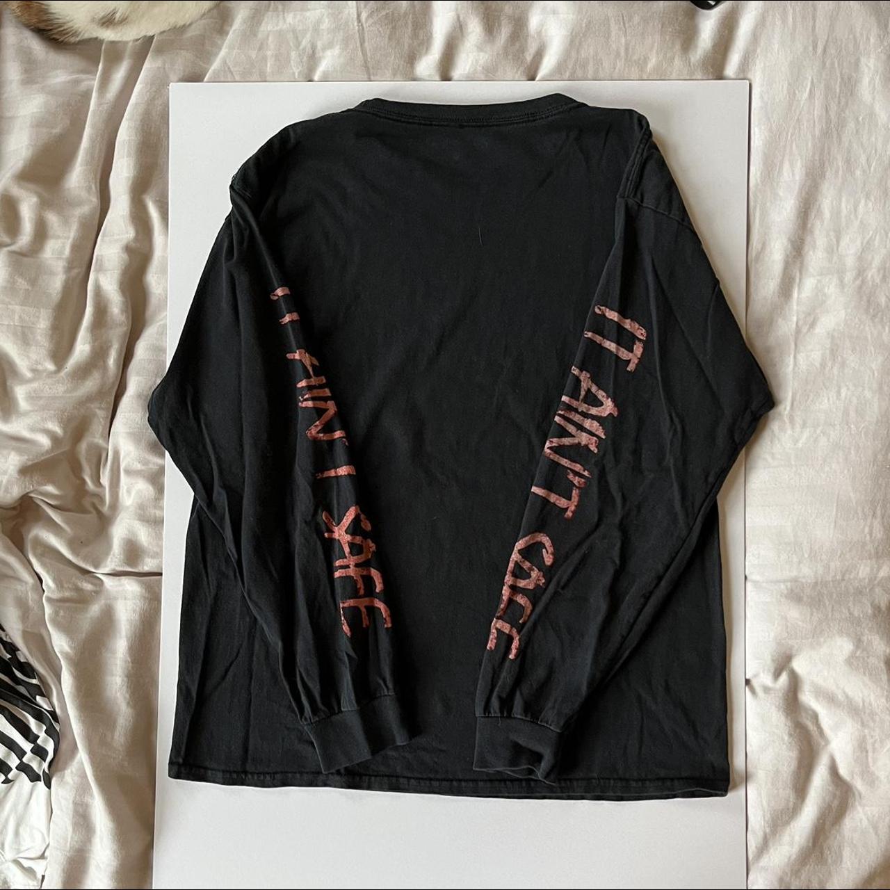 Men's Black And Orange T-shirt 