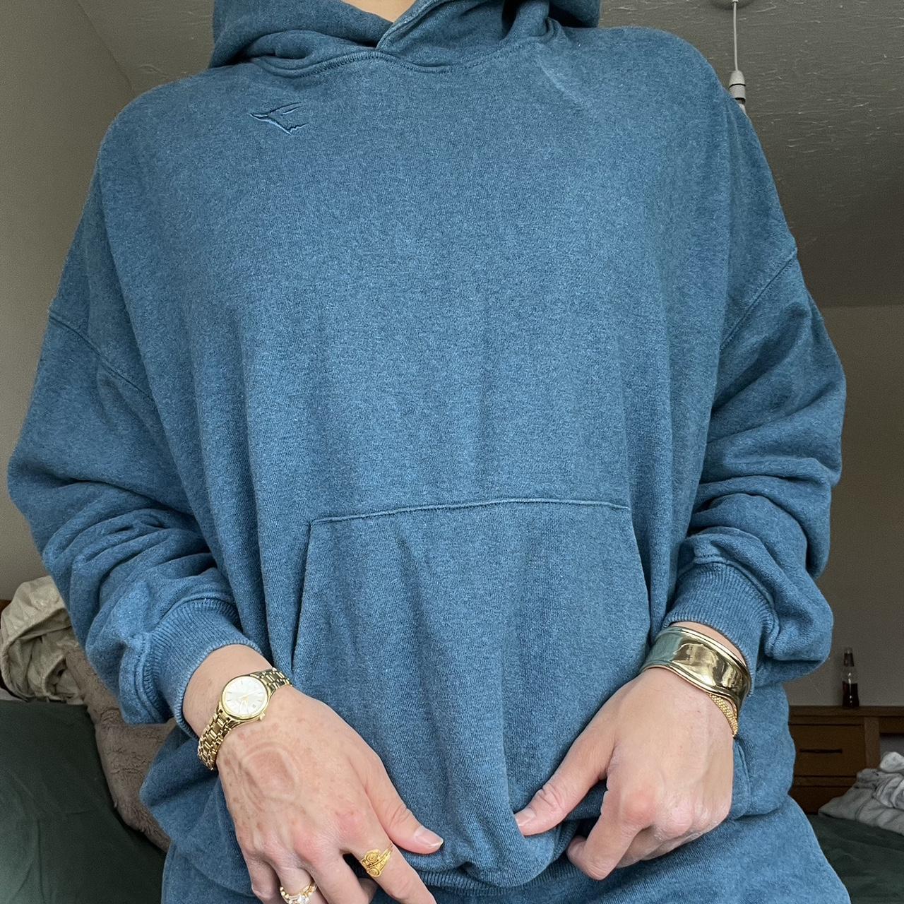 Gymshark rest day tracksuit in blue (joggers Depop