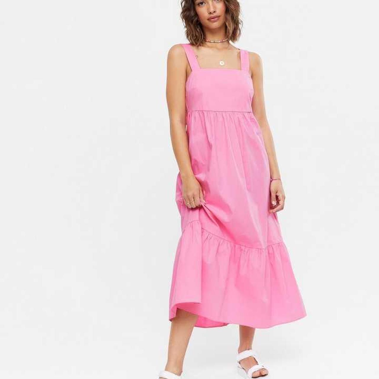 New Look Women's Pink Dress Depop