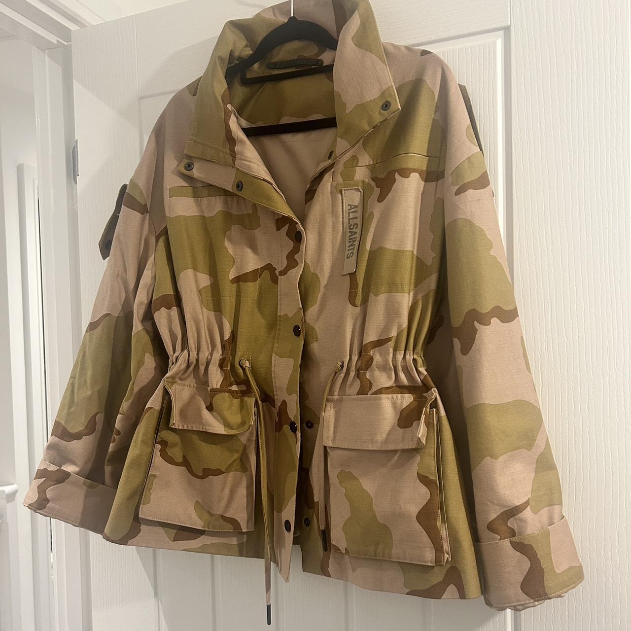 All saints hot sale camouflage jacket