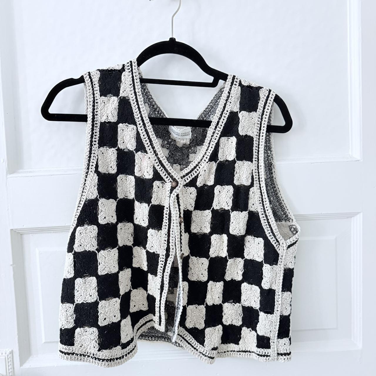 Source Unknown Women's Tank top - Black/Multi - O… - image 1