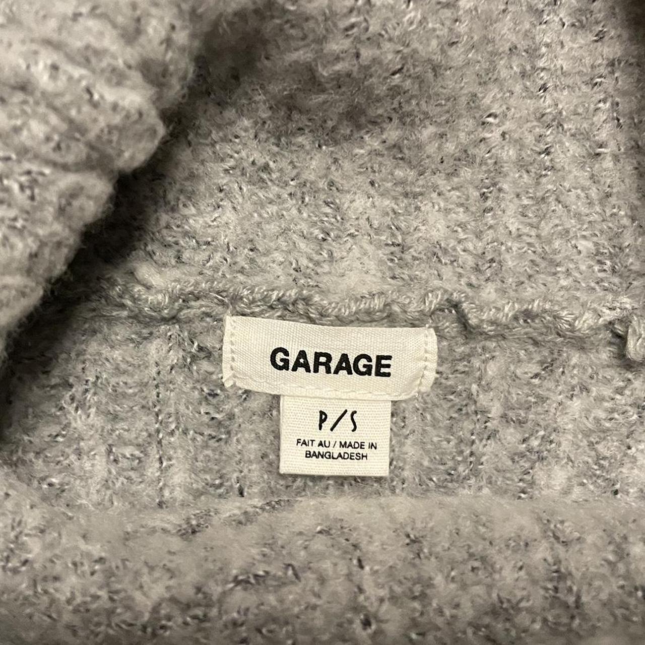 Garage Gray turtleneck sweater Size S Never been... Depop