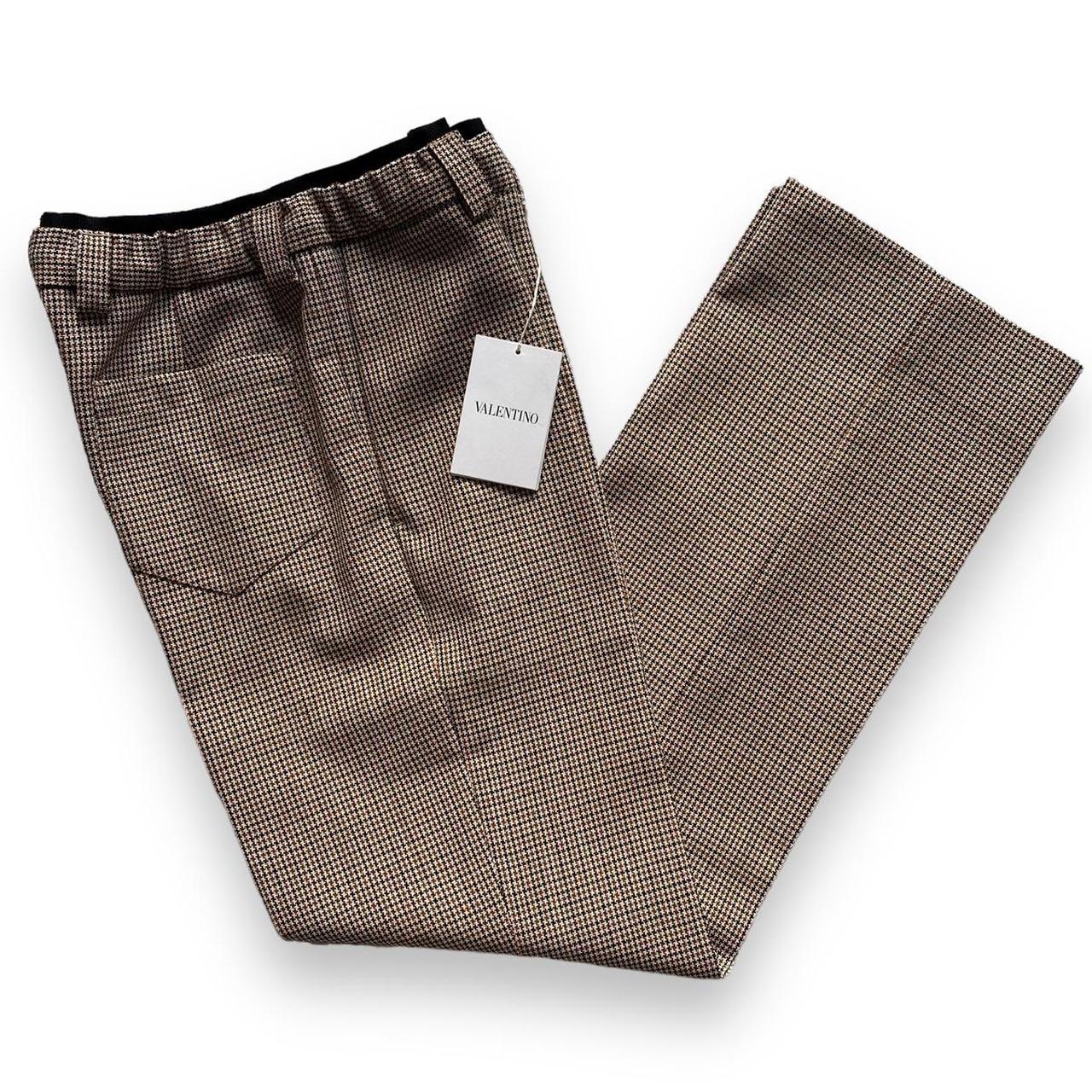 Valentino - Slim-Fit Stripe-Trimmed Cotton-Blend Trousers - Men - Beige  Valentino