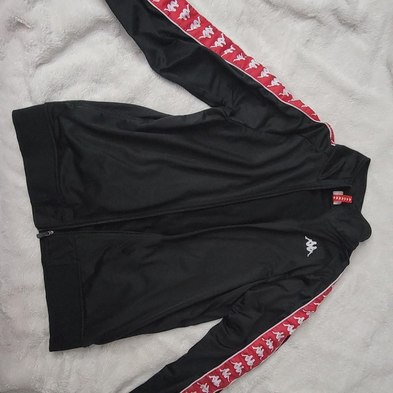 Black and store red kappa jacket