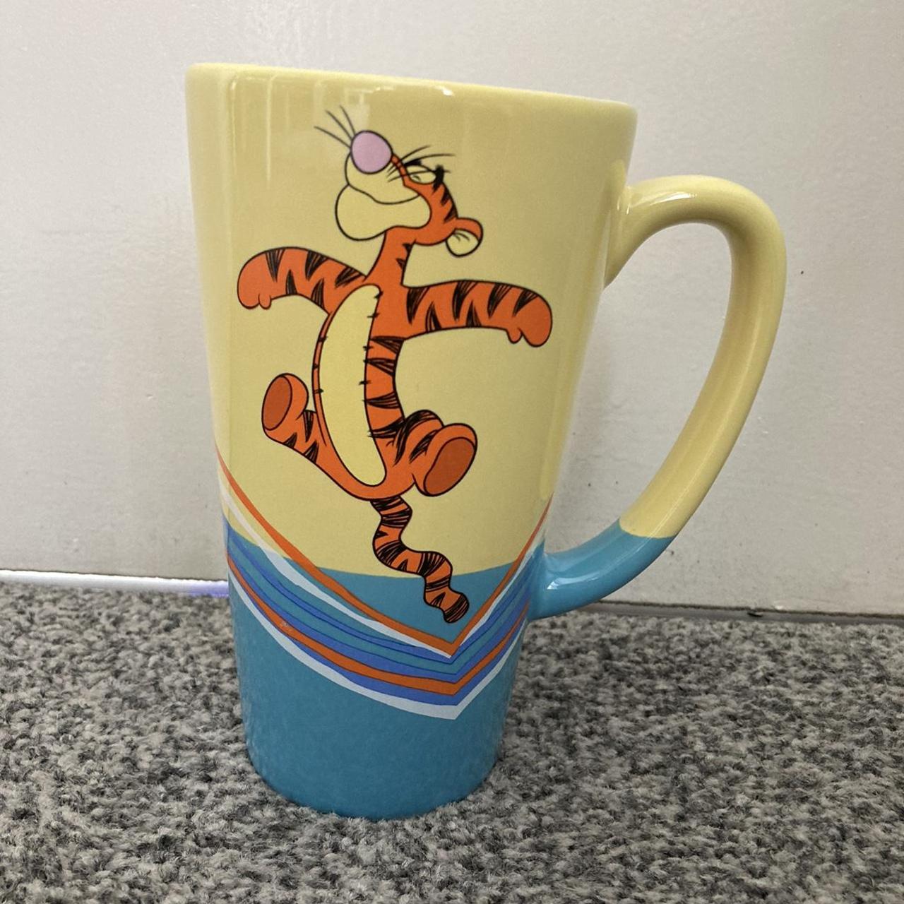 Vintage Walt DISNEY TIGGER Winnie the Pooh Plate Mug Sippy Lid Lidded Cup  Divided Kids Child Striped Stripe Plastic ZAK Designs Melamine 