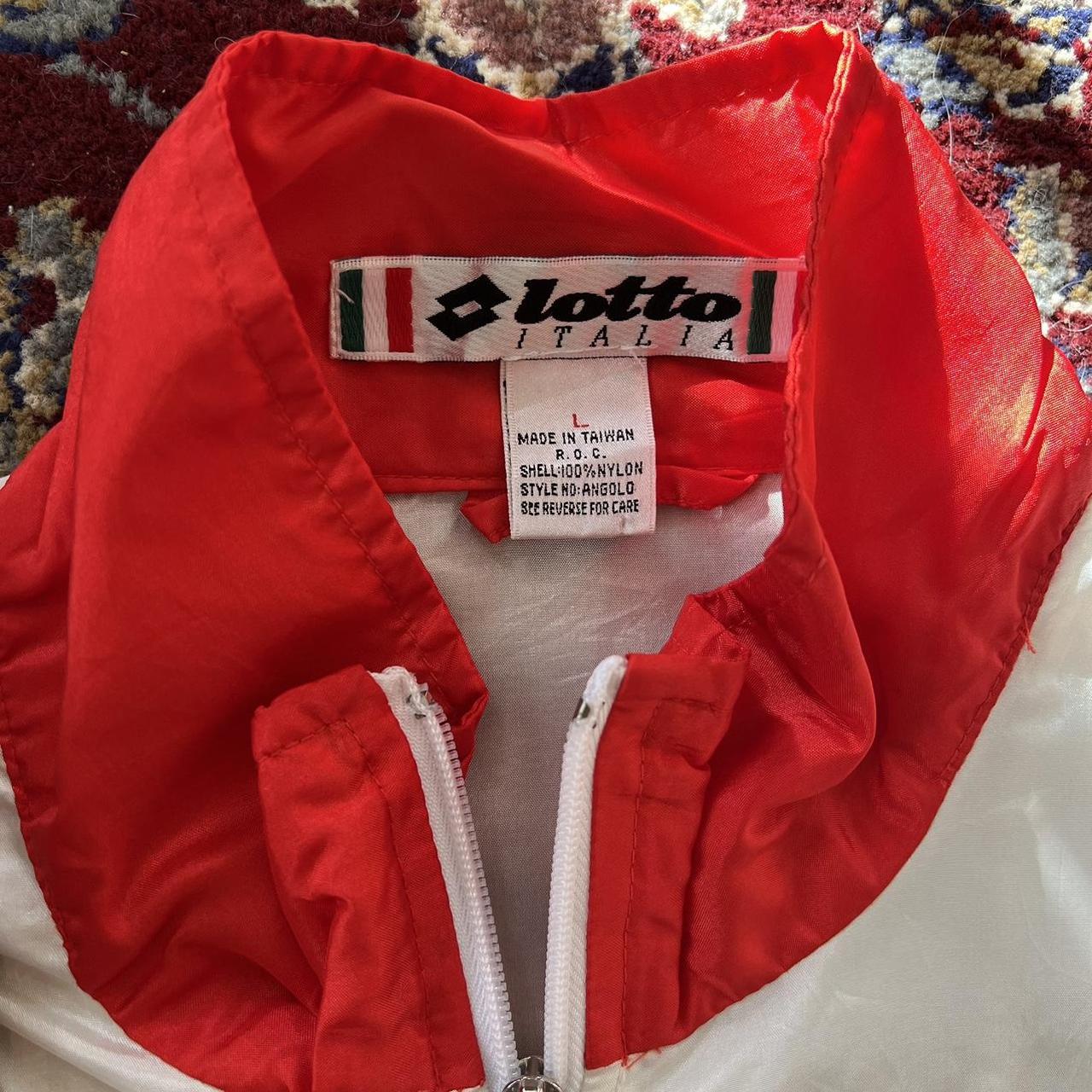 Lotto Men's Red and White Jacket (3)