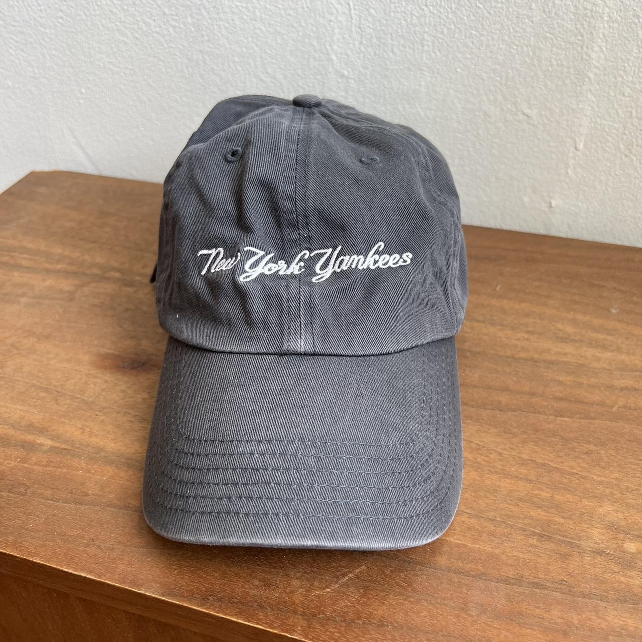 New York Yankees hat with Dunkin Donuts logo on the... - Depop