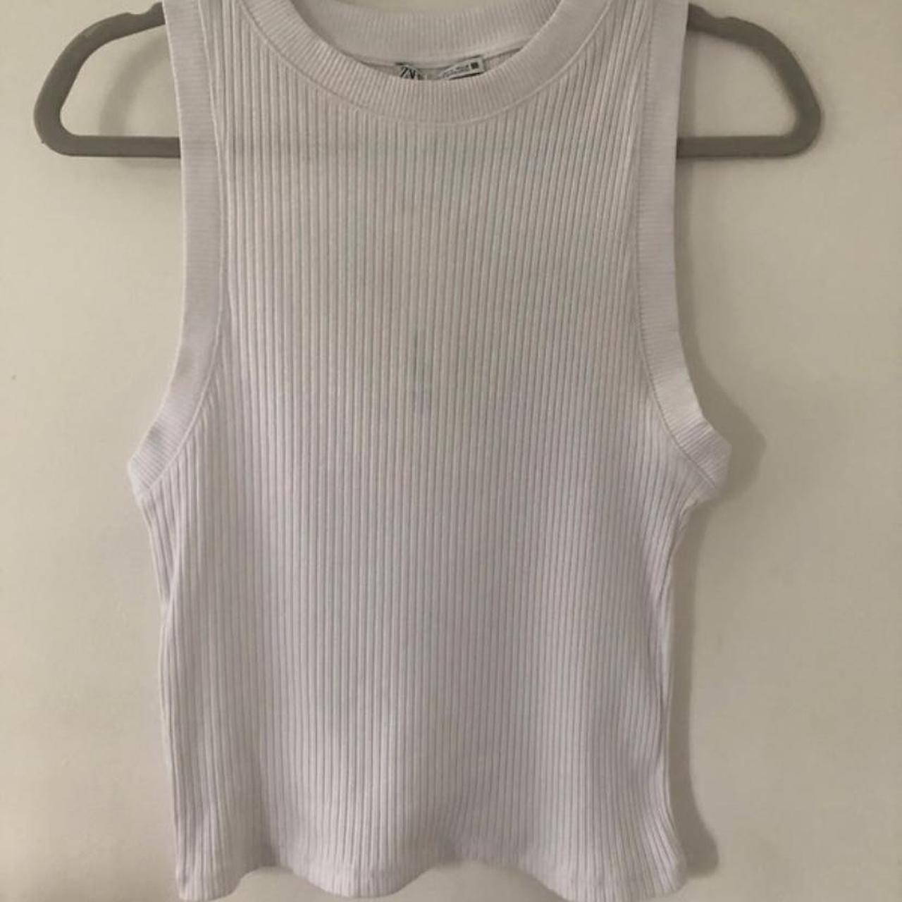 Women's White Vest | Depop