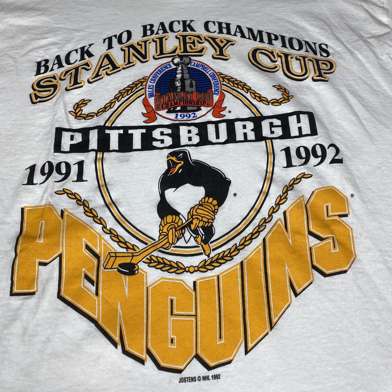 Vintage 90s PITTSBURGH PENGUINS NHL Fruit Of The Loom T-Shirt XL