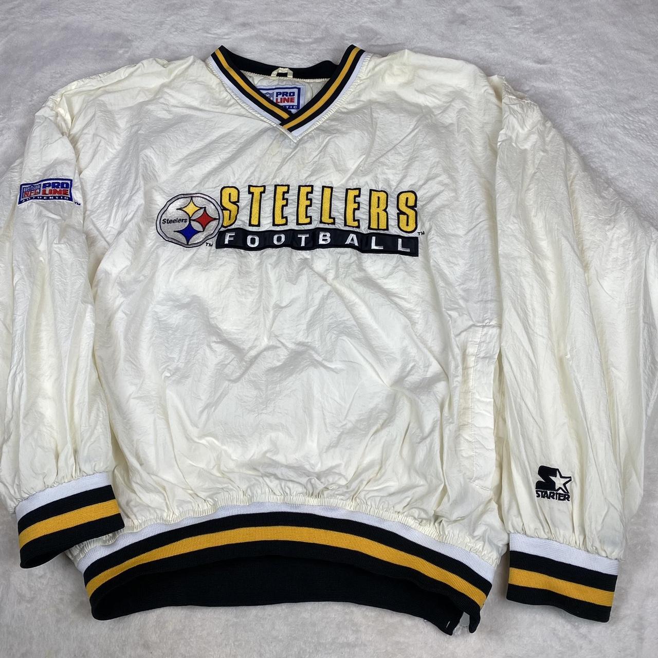 Pittsburgh Steelers Jacket 2XL Football Pullover - Depop