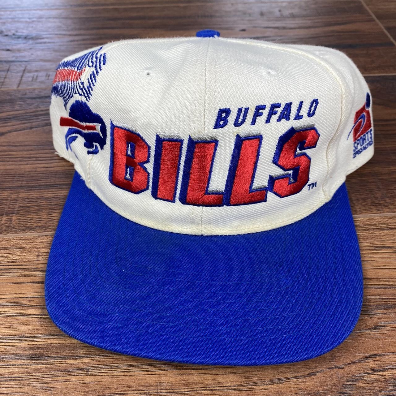 Buffalo Bills Snapback Hat Vintage Sports - Depop